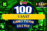 ⚜️3 SAAT ~ 100 KICK CANLI YAYIN İZLEYİCİ