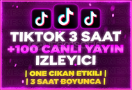 ⭐️[3 SAAT] 100 TİKTOK CANLI YAYIN İZLEYİCİ⭐️