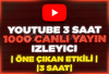 ⭐️[3 SAAT] 1000 YOUTUBE CANLI YAYIN İZLEYİCİ⭐️