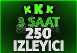 ⭐ 3 Saat 250 Canlı Yayın İzleyici - Kick