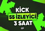 ⭐ 3 SAAT 55 İZLEYİCİ KİCK