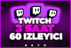 ⭐ 3 SAAT 60 İZLEYİCi TWITCH ⭐