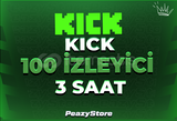 ⭐[3 SAAT] | KİCK 100 CANLI İZLEYİCİ⭐