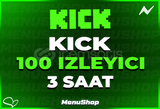 ⭐[3 SAAT] | KİCK 100 CANLI İZLEYİCİ⭐