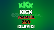 ⭐3 SAAT⭐KİCK 250 İZLEYİCİ⭐