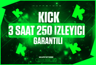 ⭐3 SAAT ⚡KİCK 250 İZLEYİCİ ⭐
