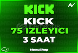 ⭐[3 SAAT] | KİCK 75 CANLI İZLEYİCİ⭐