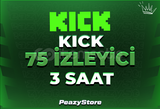 ⭐[3 SAAT] | KİCK 75 CANLI İZLEYİCİ⭐