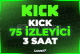 ⭐[3 SAAT] | KİCK 75 CANLI İZLEYİCİ⭐