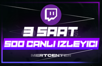 ⭐[3 SAAT] TWİTCH 500 CANLI YAYIN İZLEYİCİ⭐