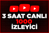 ⭐3 Saat Youtube 1000 CANLI İZLEYİCİ ⭐