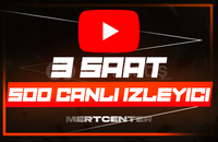 ⭐[3 SAAT] YOUTUBE 500 CANLI YAYIN İZLEYİCİ⭐