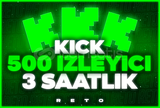 ⭐ 3 SAATLİK ⭐ AKTİF 3 SAATLİK 500 İZLEYİCİ