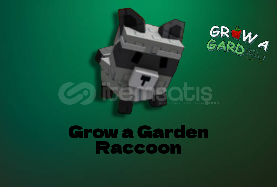 Grow a Garden / Raccoon (Sınırlı Stok)  Grow a Garden / Raccoon (Sınırlı Stok)