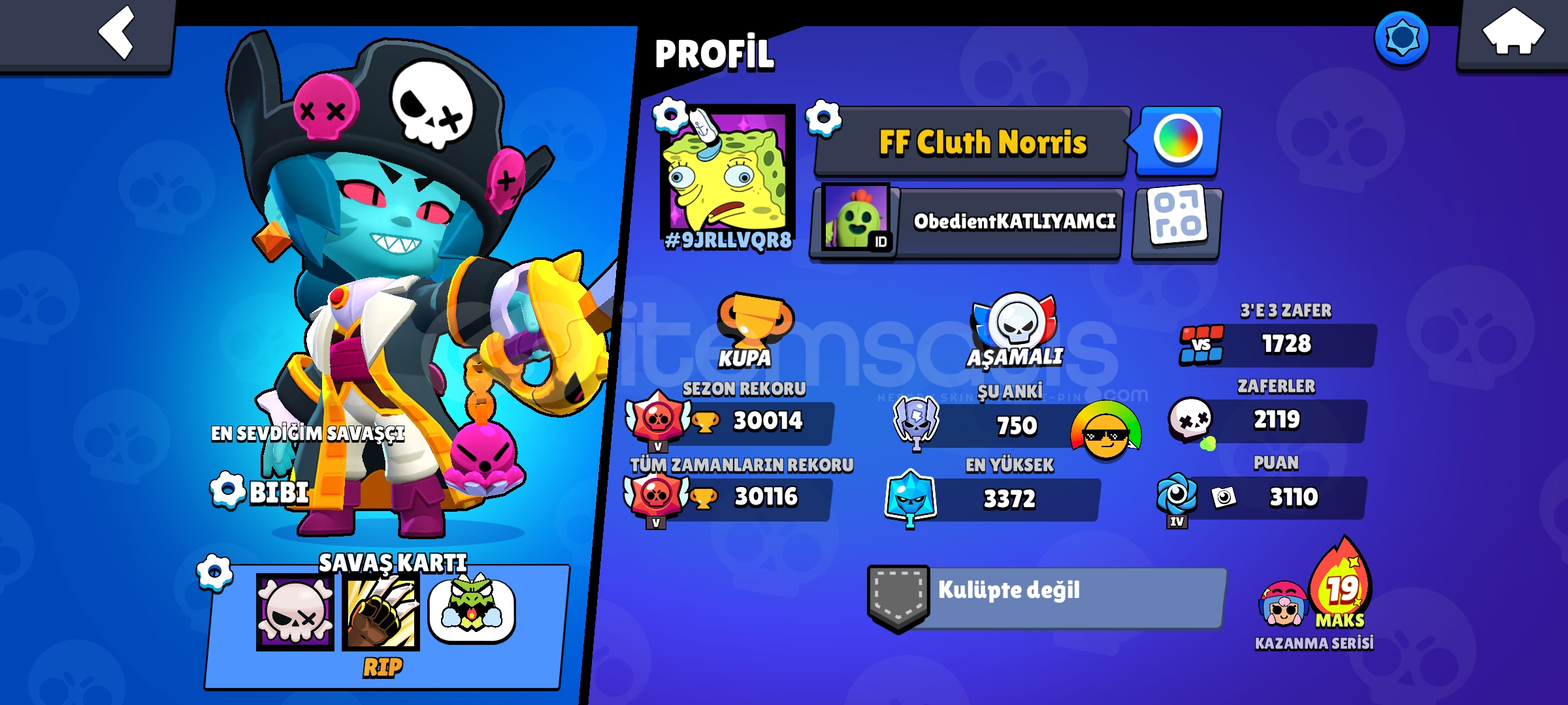 3 Yıllık Brawl Stars Hesab(Emek içerir) 3 Yıllık Brawl Stars Hesab(Emek içerir)