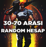 30-70 SKİNLİ RANDOM HESAP