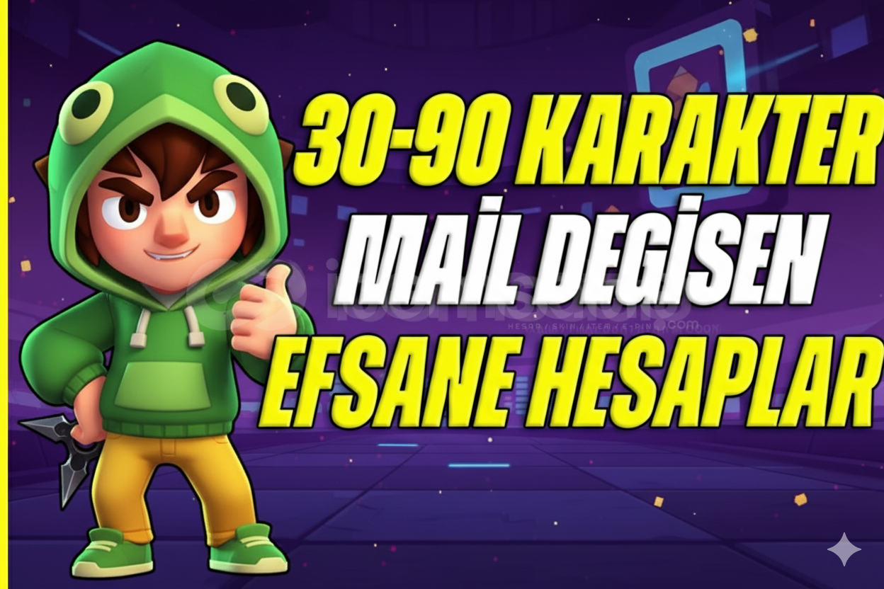 30-90 KARAKTER MAİL DEĞİŞEN RANDOM HESAP 30-90 KARAKTER MAİL DEĞİŞEN RANDOM HESAP