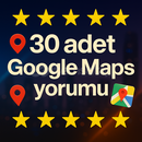 30 Adet Google Maps Yorum + Puanlama