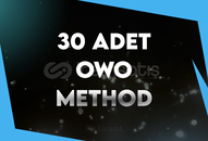 ⚡30 ADET OWO METHOD⚡