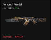 ⚡%30 AEMONDİR VANDAL %16 AEMONDİR SHERİFF⚡