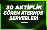 ⭐30 AKTİFLİK GÖREN ATERNOS SERVERLERİ⭐