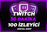 ⭐[30 DAKİKA] 100 TWİTCH CANLI İZLEYİCİ