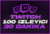 (30 DAKİKA) Twitch 100 Canlı Yayın izlenme