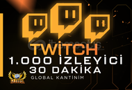 (30 DAKİKA) Twitch 1000 Canlı Yayın İzlenme