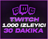 (30 DAKİKA) Twitch 1000 Canlı Yayın İzlenme