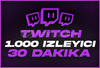 (30 DAKİKA) Twitch 1000 Canlı Yayın İzlenme