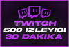 (30 DAKİKA) Twitch 500 Canlı Yayın izlenme