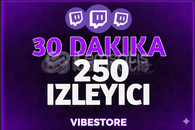 ⭐[30 DK] 250 TWİTCH KALİTELİ İZLENME GARANTİ⭐