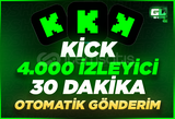 ⭐ [30 DK} KİCK 4000 STABİL İZLEYİCİ ⭐