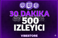 ⭐[30 DK] 500 TWİTCH KALİTELİ İZLENME GARANTİ⭐