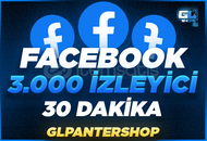 ⭐[30 DK] Facebook 3.000 Canlı Yayın İzlenme ⭐