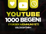 ⭐30 GÜN GARANTİ ⭐ 1000 YOUTUBE BEĞENİ