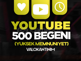 ⭐30 GÜN GARANTİ ⭐ 500 YOUTUBE BEĞENİ