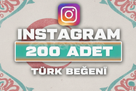 ♻️[30 GÜN GARANTİ] Instagram 200 TÜRK Beğeni