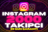 ♻️ 30 GÜN GARANTİ | INSTAGRAM 2000 TAKİPÇİ