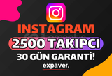 ♻️ 30 GÜN GARANTİ | INSTAGRAM 2500 TAKİPÇİ