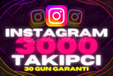 ♻️ 30 GÜN GARANTİ | INSTAGRAM 3000 TAKİPÇİ