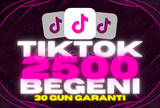 ♻️ 30 GÜN GARANTİ | TİKTOK 2500 BEĞENİ