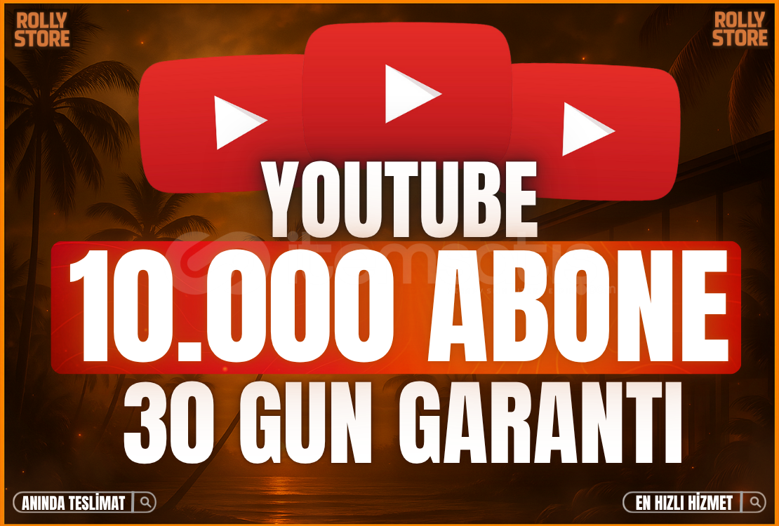 ✨30 GÜN GARANTİ | YOUTUBE 10.000 ABONE✨ ✨30 GÜN GARANTİ | YOUTUBE 10.000 ABONE✨