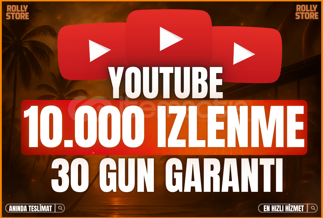 ✨30 GÜN GARANTİ | YOUTUBE 10.000 İZLENME✨ ✨30 GÜN GARANTİ | YOUTUBE 10.000 İZLENME✨