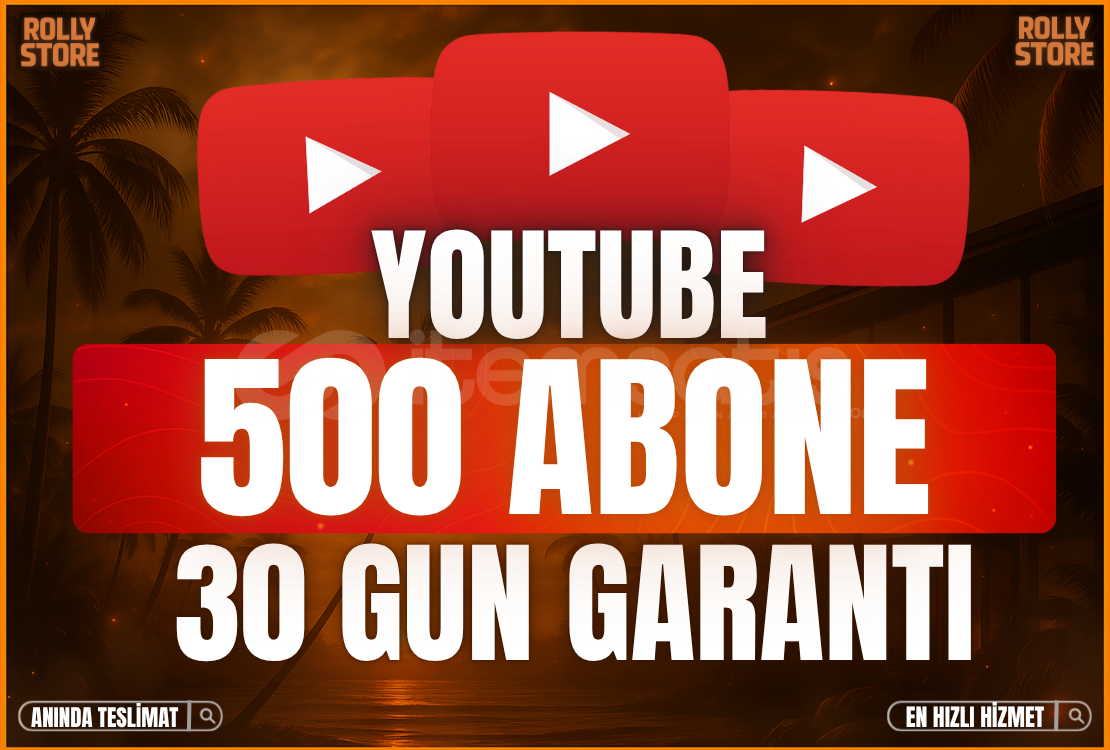 ✨30 GÜN GARANTİ | YOUTUBE 500 ABONE✨ ✨30 GÜN GARANTİ | YOUTUBE 500 ABONE✨