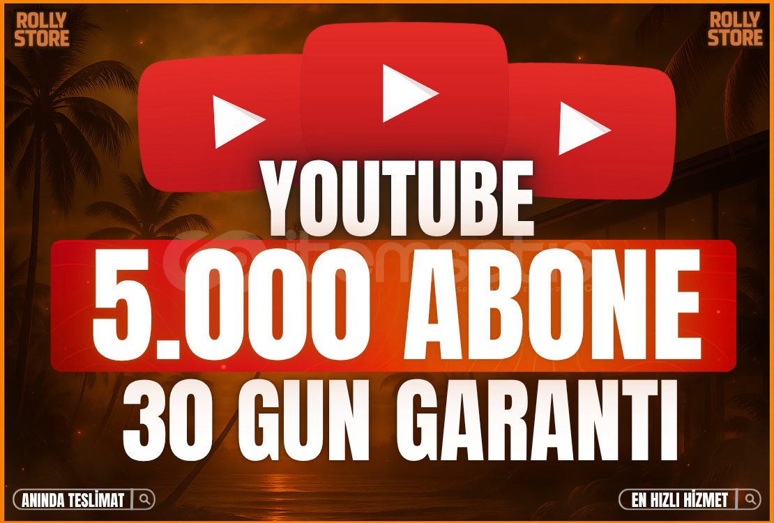 ✨30 GÜN GARANTİ | YOUTUBE 5.000 ABONE✨ ✨30 GÜN GARANTİ | YOUTUBE 5.000 ABONE✨