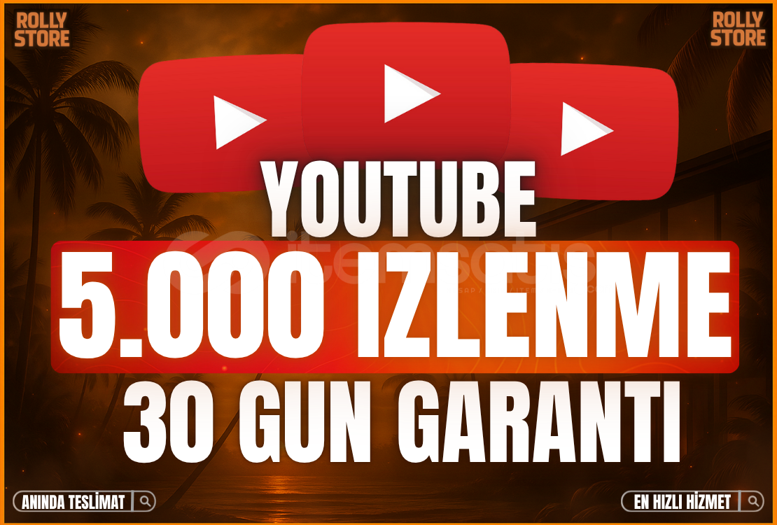 ✨30 GÜN GARANTİ | YOUTUBE 5.000 İZLENME✨ ✨30 GÜN GARANTİ | YOUTUBE 5.000 İZLENME✨