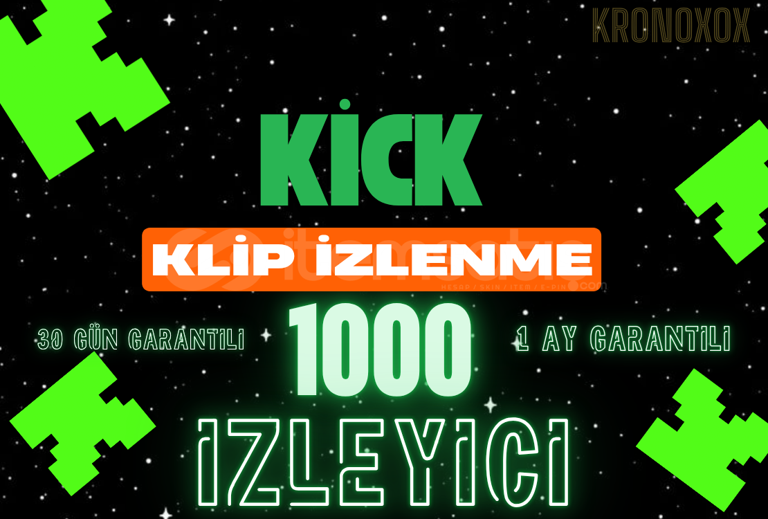 30 GÜN GARANTİLİ 1000 KLİP İZLEYİCİ 30 GÜN GARANTİLİ 1000 KLİP İZLEYİCİ
