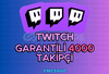 ⭐[30 GÜN GARANTİLİ] 4000 TWİTCH KALİTE TAKIPÇİ⭐