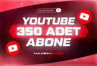 [ 30 Gün Garantili ]– 350 YouTube Abone Hizmeti